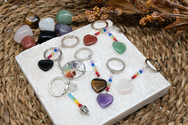 Chakra Schlüsselanhänger – welche Bedeutung haben die 7 Chakra-Perlen?