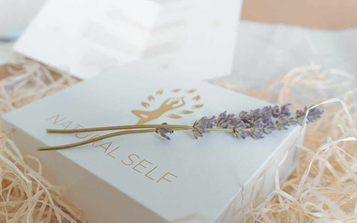 Natural Self Verpackung Lavendel Close Up