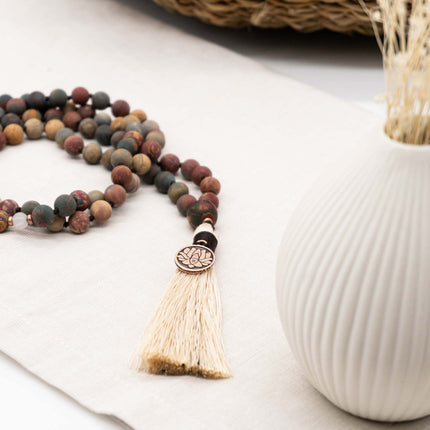 Inner Balance - Mala aus Picasso Jaspis