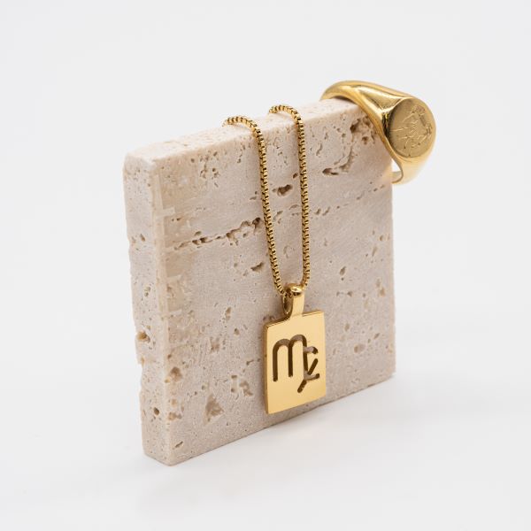 Natural Self Sternzeichen Kette Zodiya Gold
