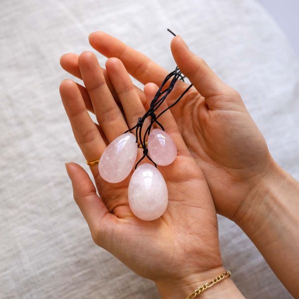 Natural Self Yoni Ei Set Rosenquarz Black Friday Jetzt Kaufen