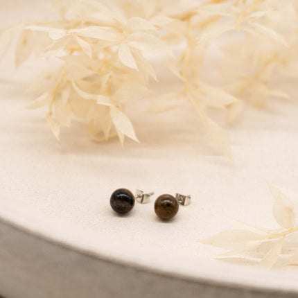 Alea - Tigerauge Ohrstecker