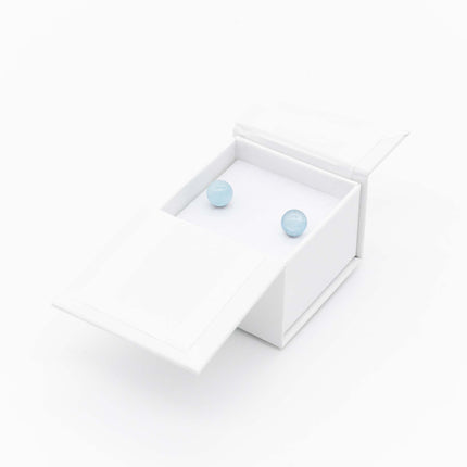 Alea - Aquamarin Ohrstecker