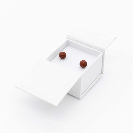 Alea - Roter Jaspis Ohrstecker