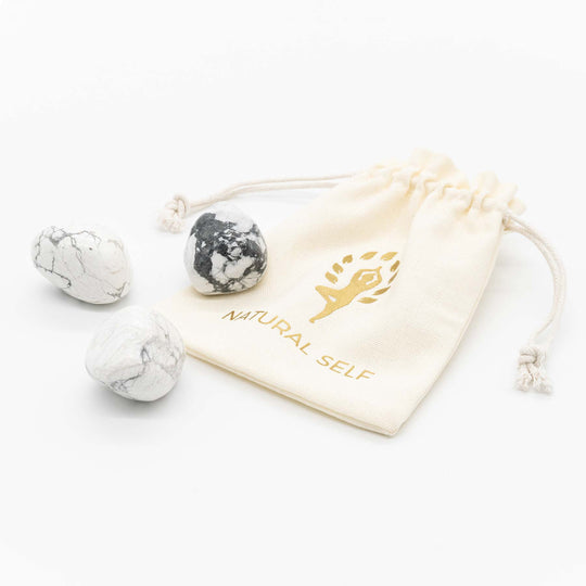 Trommelsteine Howlith