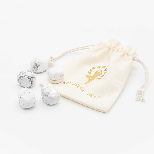 Trommelsteine Howlith