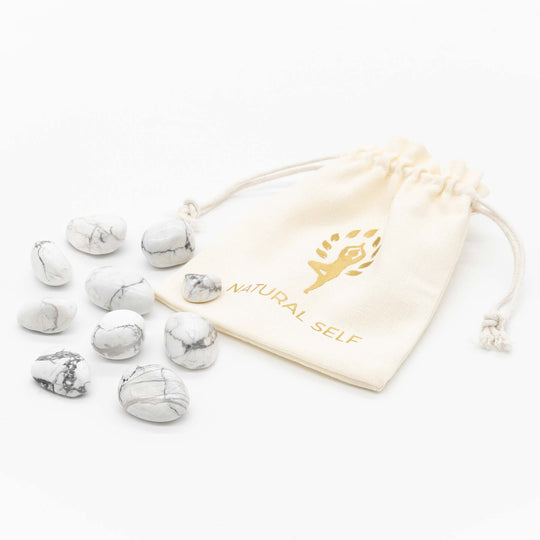 Trommelsteine Howlith