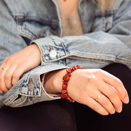 Estelle - Roter Jaspis Armband