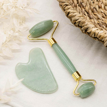 Aventurin Gesichtsmassage Set