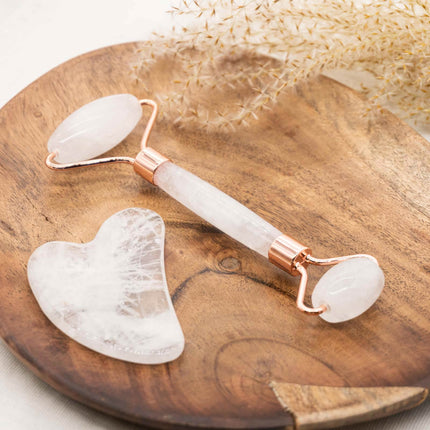 Bergkristall Gesichtsmassage Set