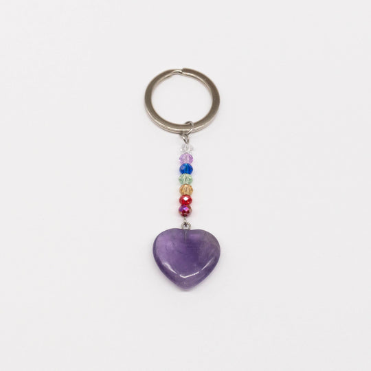 Guiding Light Chakra Schlüsselanhänger - Amethyst