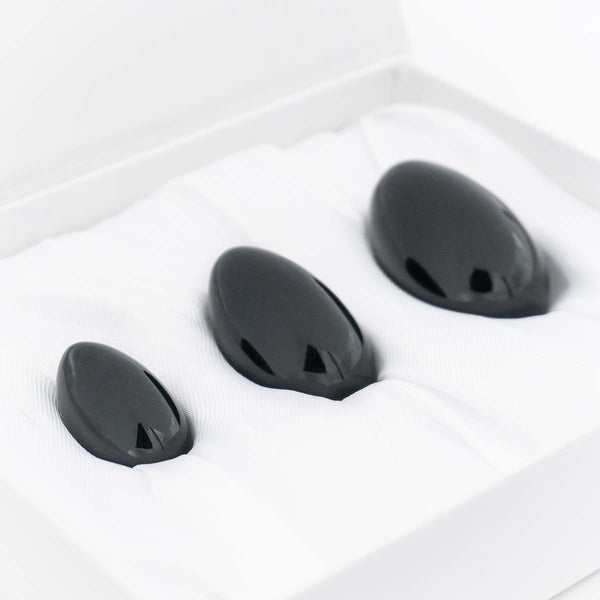 Yoni Ei Set Obsidian Verpackung Natural Self