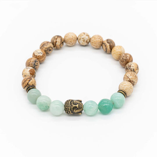 Fließend leicht - Buddha Armband