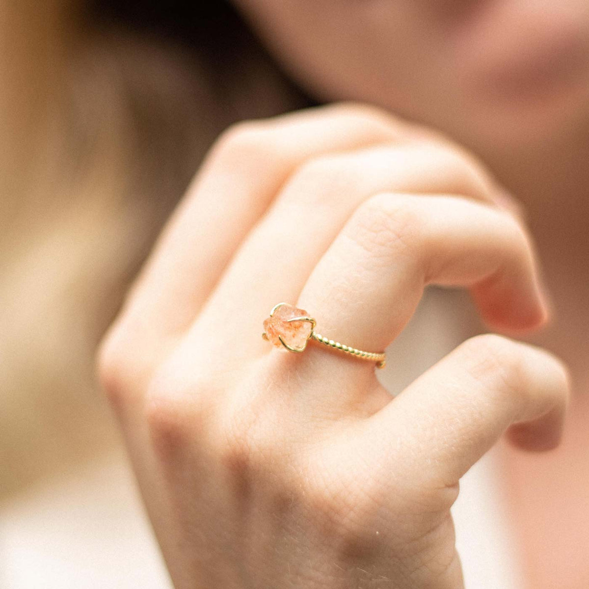 Auris - Geburtsstein Ring Juli I Natural Self