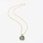Aurelia - Nephrit Goldkette