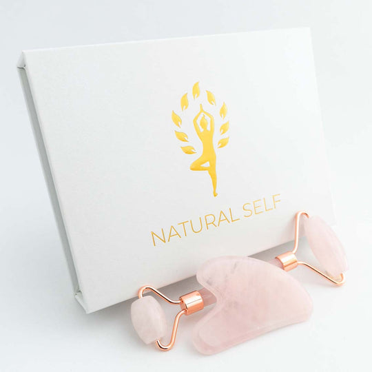 Rosenquarz Roller Set | Natural Self Rosenquarz Roller Set | Natural Self